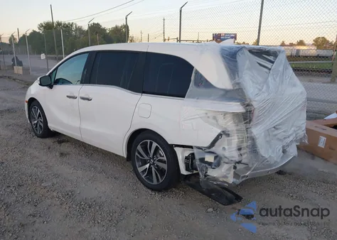 2023 Honda Odyssey Touring from USA, damaged, VIN 5FNRL6H87PB074135